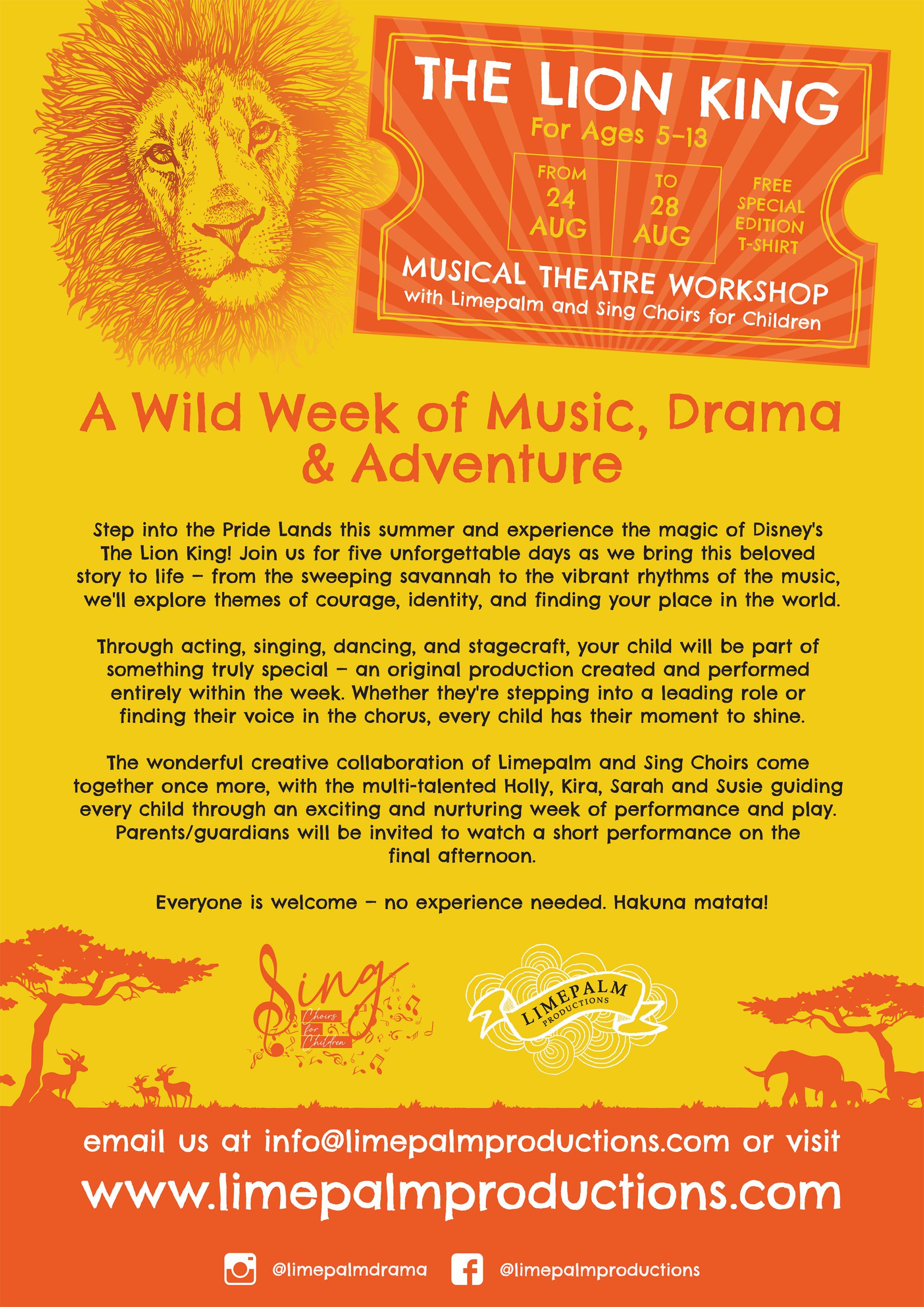 Lion King Workshop